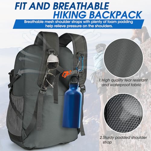 Hiking Backpack 40L Packable Lightweight Camping Daypack Men Women