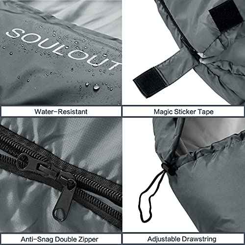 3 4 Season Sleeping Bag for Adults & Kids