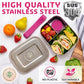 Stainless Steel Bento Box + Condiment Container (6 Count)