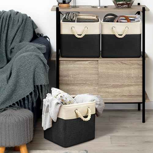 13" x 13" Large Fabric Storage Cubes (3 Count)