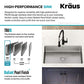 Dex 32 inch Undermount 16 Gauge Stainless Steel Single Bowl Kitchen Sink