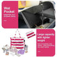 Waterproof Beach Tote Pool Bags for Women Ladies Extra Large Carry On Bag With Wet Compartment for Weekender Travel