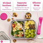 Stainless Steel Bento Box + Condiment Container (6 Count)