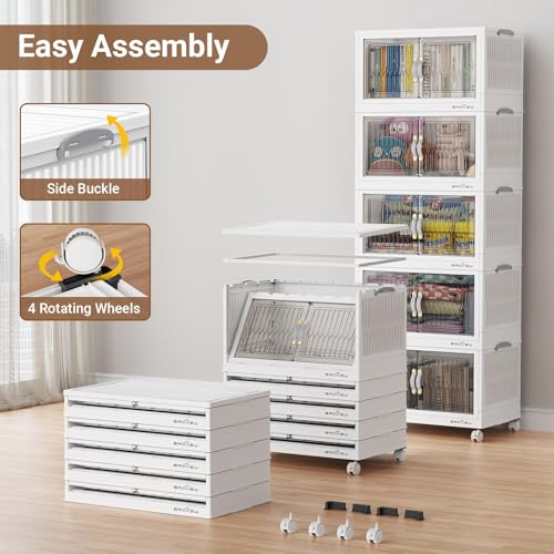 240Qt Stackable Storage Bins with Lid (3 Count)
