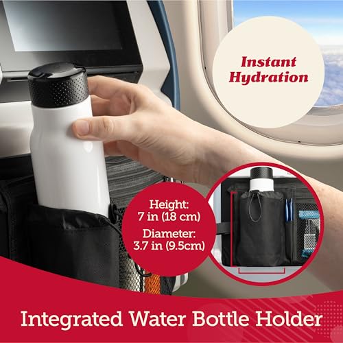 Airplane Tray Table Cover with Pocket Storage