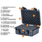 Portable All Weather IP67 Waterproof Protective Case