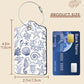 2 Pcs Ocean Sea Fish Luggage Tags for Suitcase (2 Count)
