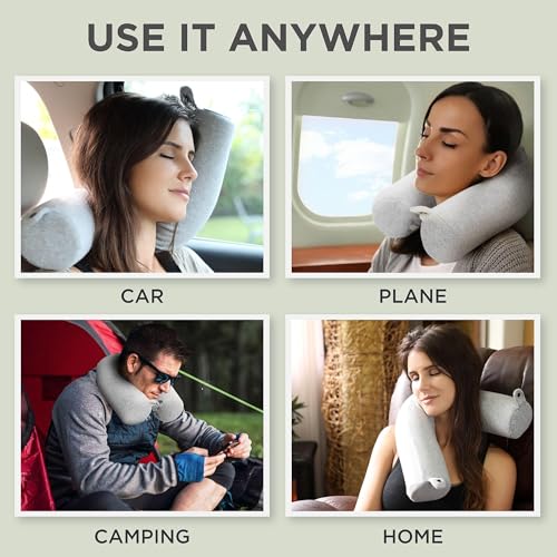 Twist Memory Foam Travel Pillow