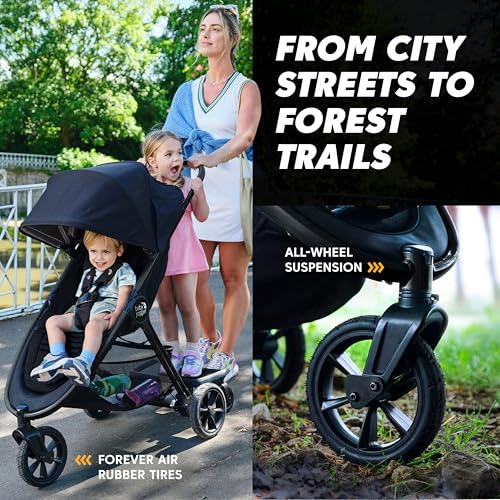 City Mini GT3 All Terrain Baby Stroller with Forever Air Rubber Tires
