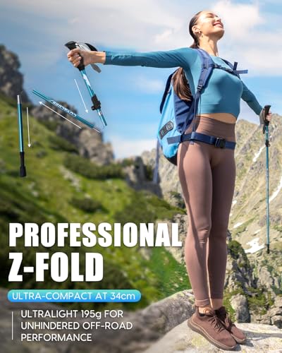 Hiking Poles 7075 Aluminum Tri