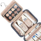 Travel Toiletry Bag for Women Hanging Organizer Makeup Case Pockets