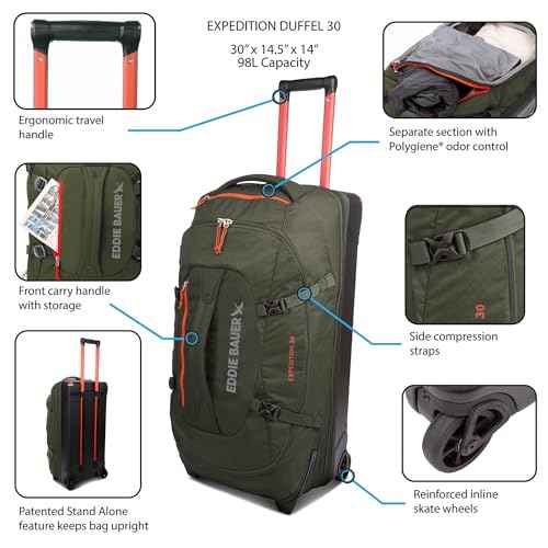 Expedition Rolling Duffel Bag with Wheels