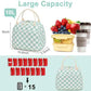 Lunch Bag for Women Men Cute Corduroy Lunch Tote Bags Reusable Insulated Lunch Box Large Capacity Reusable Insulated Cooler for Work Picnic or Travel