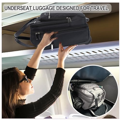 Underseat Carry On Wheeled 16" Bag with Wheels