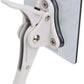 One-Touch Doorstop Adhesive Bracket (White, 4inch x 1pack)