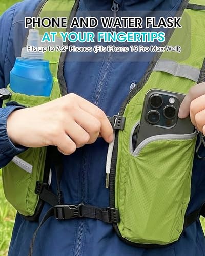 Foldable Small Hiking Backpack with 3 Strap Pockets