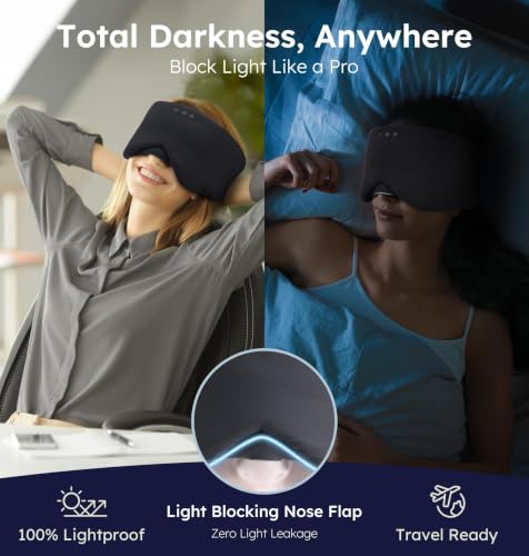 Luxury Bluetooth 5.4 Sleep Mask for Adults