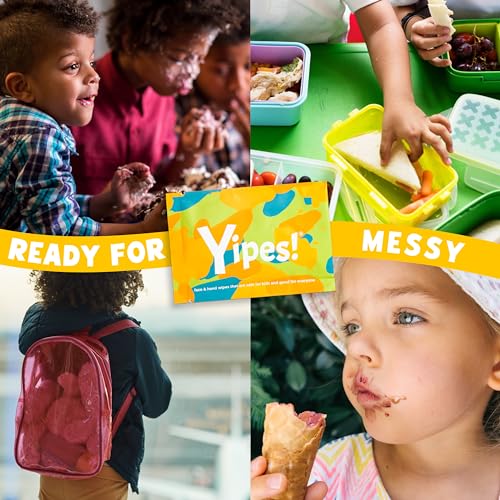 Yipes! Kids Face and Hand Wipes (48 Count)
