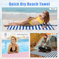 2 in 1 Microfiber Beach Towel