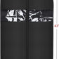 Univivi 16 Pack Suit Garment Bag for Men, 40-Inch Suit Cover Bag Garment Bag for Multiple Suits for Closet Storage with Clear Window for Suit Jacket, Skirt, Shirt and Coat, Black, UN0755