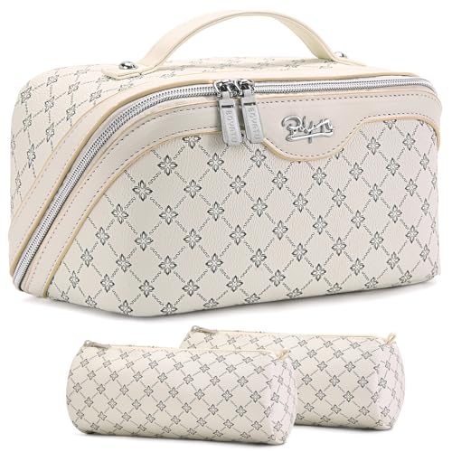 Travel Makeup Bag Cosmetic Bags for Women (3 Count)