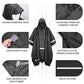 Hooded Rain Poncho for Adults