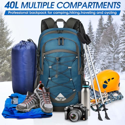 Hiking Backpack 40L Packable Lightweight Camping Daypack Men Women