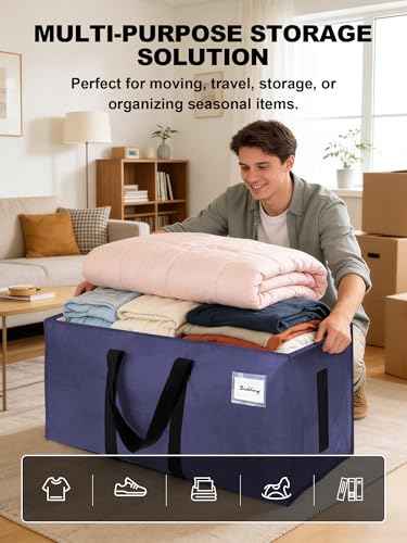 Supports 200lbs Heavy Duty Moving Bags (8 Count)