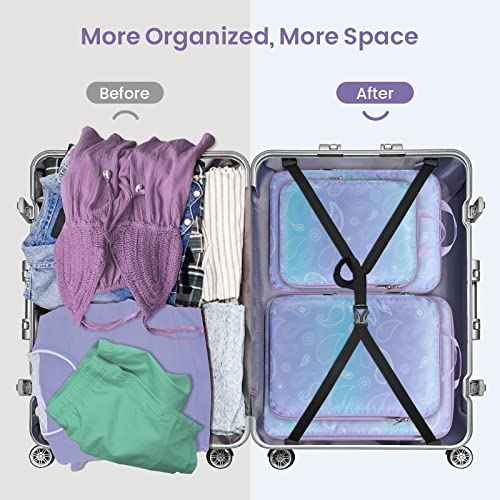 Compression Packing Cubes for Travel (4 Count)