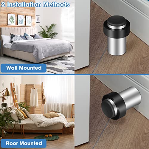 30 Pcs Floor Mounted Door Stopper Stainless Steel (30 Count)