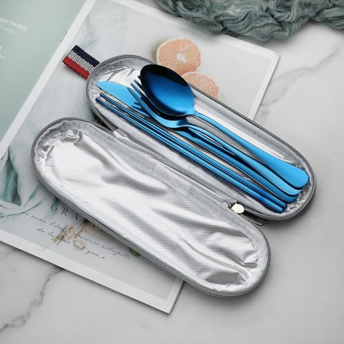 Travel Utensils with Case (5 Count)