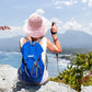 Women Summer Mesh Sun Hats Floppy Wide Brim UV Protection Fishing Hat Beach Hiking Garden Travel Lawn Work Cap Chin Strap