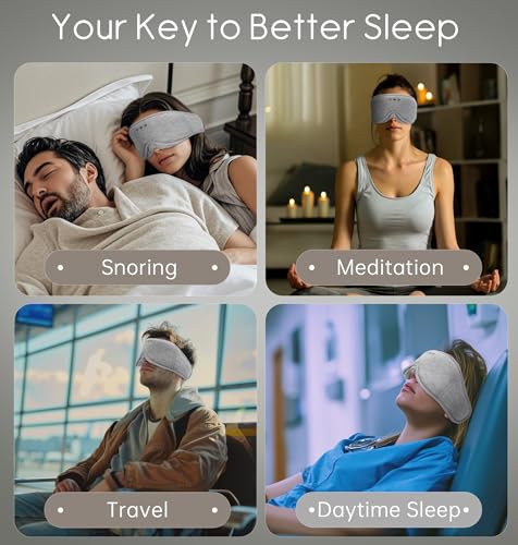 Sleep Mask with Headphones Bluetooth 5.4