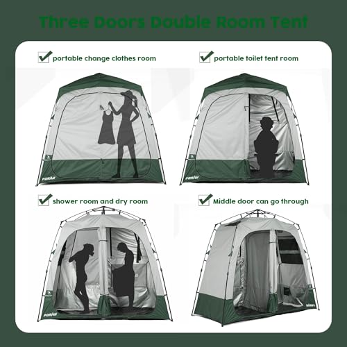 Portable Camping Shower Tent Deluxe Changing Room Easy Set Up Privacy Shelter