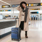 Hardside Expandable Carry On Luggage 22x14x9 Airline Approved With Front Business Pockets