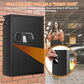 200 Keys Heavy Duty Fireproof Key Lock Box Wall Mount with Code&Hook Plates