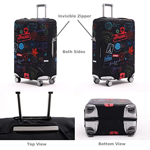 Travelkin Luggage Covers For Suitcase Tsa Approved Suitcase Cover Protector