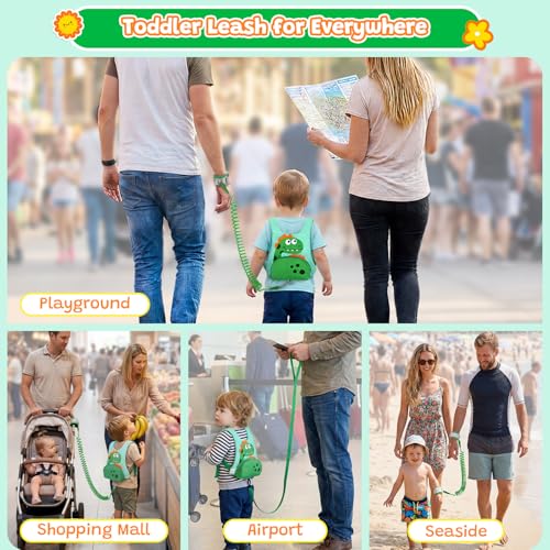 3 in 1 Toddler Harness Leash with Key Lock for Boys Girls