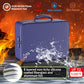 Fireproof File Organizer Bag with 13 Pockets Accordion File Folder