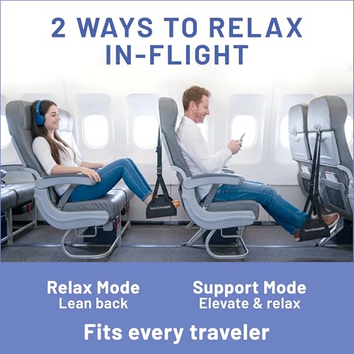 Airplane Adjustable Foot Hammock (2 Count)