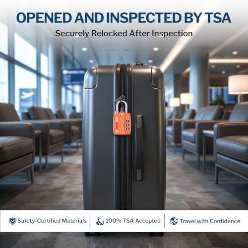 Open Alert TSA Approved Luggage Locks (2 Count)