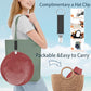 Womens Sun Hats Wide Brim Reversible Bucket Cotton Hat Packable Summer Travel Cap with Hat Clip