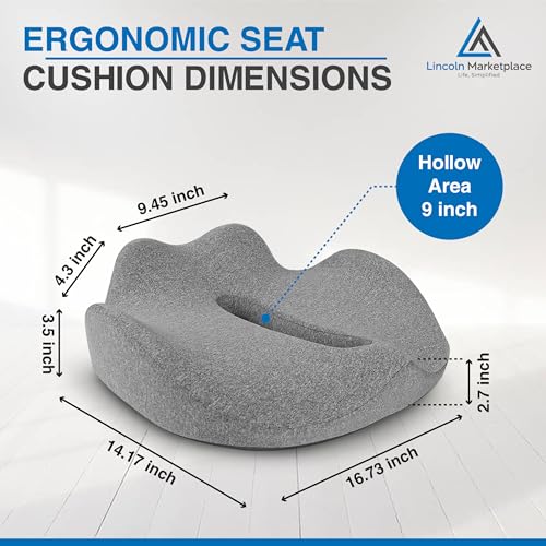 Extra Dense Memory Foam Seat Cushion