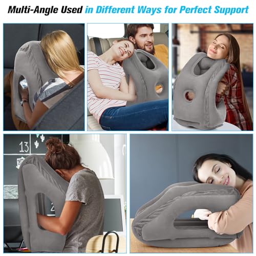 Inflatable Travel Pillows for Airplanes