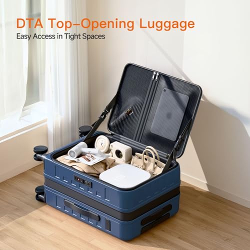 Expandable Lightweight PC Hard Shell Suitcase