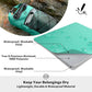 5/10/25/30/40L Waterproof Dry Bag & Phone Case - Large Floating Dry Backpack for Kayaking, Travel, Hiking, Fishing, Camping, Motorcycles & Beach, Heavy-Duty Roll Top Men/Women (Teal)