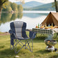Oversized Fully Padded Camping Chairs with Lumbar Support