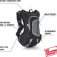 USWE Outlander Hydration Pack with Water Bladder, Hydration Backpack - Backpack for Cycling, MTB, Trail Running & More