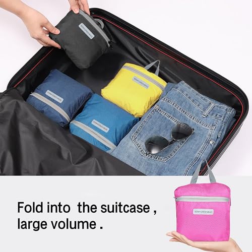 35L Foldable Waterproof Backpack For Outdoor Sports With Inside Wet Clothes Compartment Packable For Multiple Uses Ultra Lightweight Ideal For Hiking Men And Women Travel