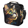 Cat Kitten Cute Kids Lunch Box for Girls Boys Reusable Insulated Lunch Bag for Kids Toddler Thermal Cooler Spacious Lunchbox with Shoulder Strap Lunchbag for School Work Picnic (print 15)